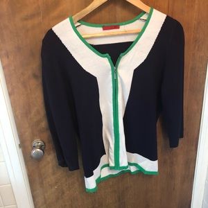 Cardigan zip front Medium